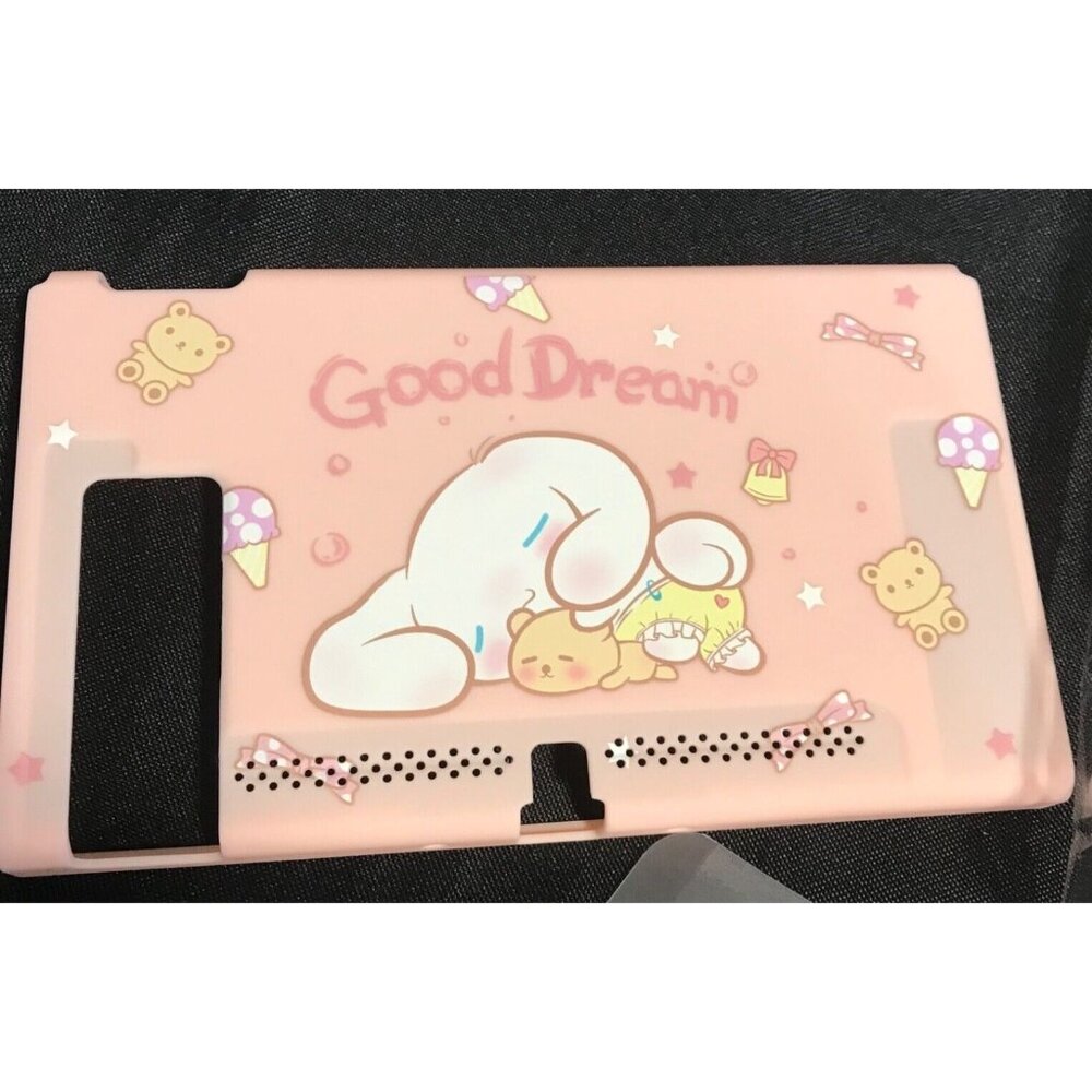 Protective Case for Nintendo Switch Pink Good Dream Bears New